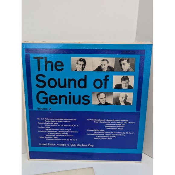 The Sound Of Genius Volume 1,2,3 Columbia Record Club Columbia Masterworks - Picture 4 of 10